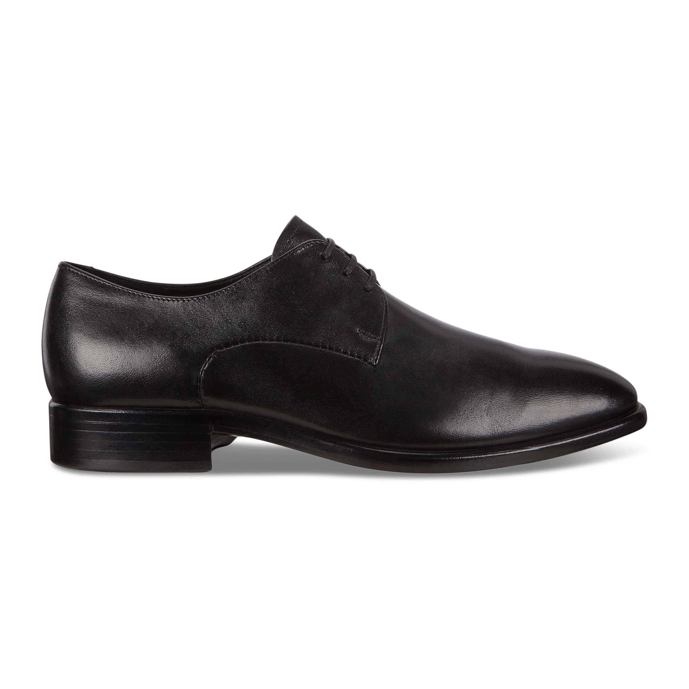 ECCO Vitrus Mondial メンズ レザーダービーシューズ - 黒 - Outside