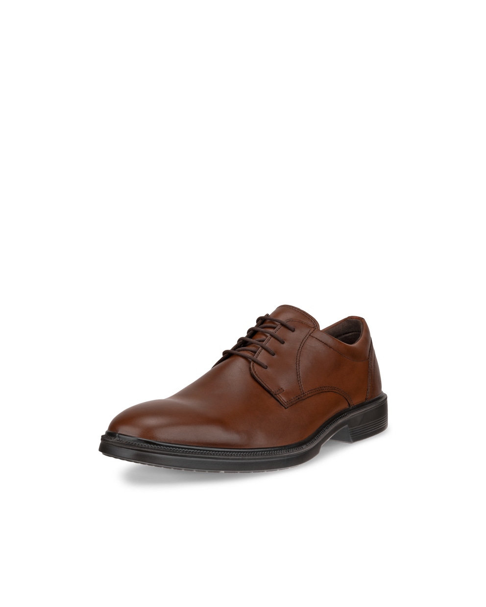 Men's ECCO® Maitland Leather Derby Shoe - Brown - Main