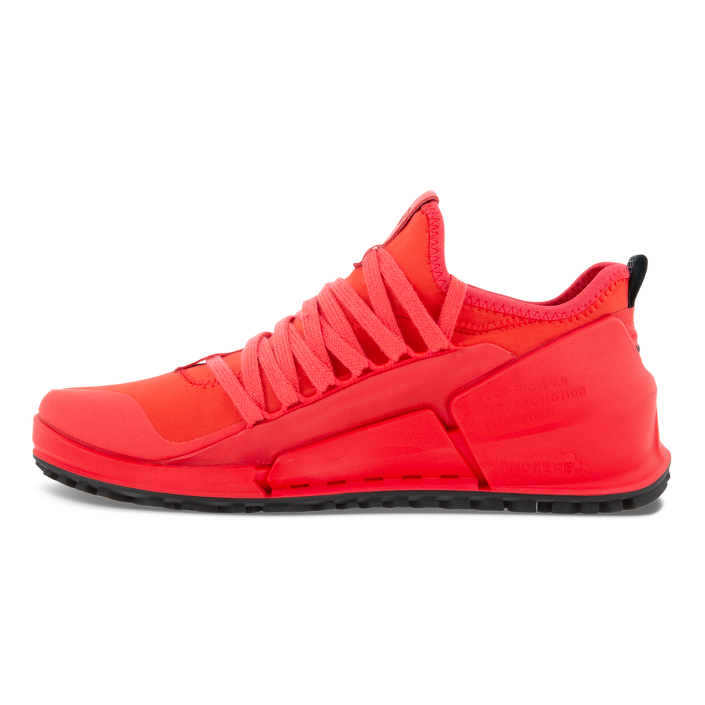 ECCO BIOM 2.0 Women Athleisure Sneakers - Red - Inside