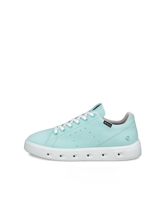 ECCO® Street 720 baskets en cuir Gore-Tex pour femme - Vert - Outside