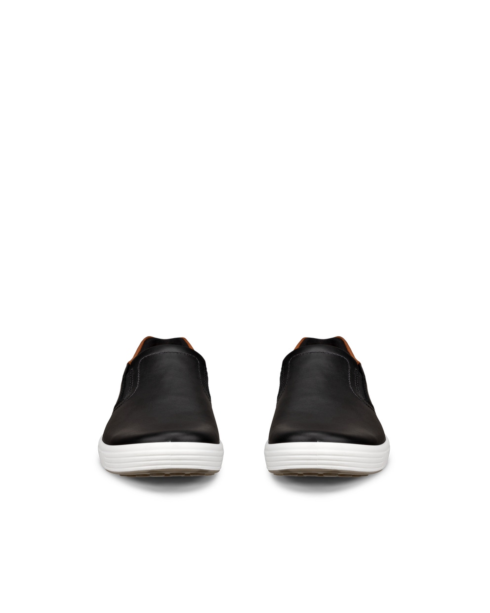 ECCO SOFT 7 MEN'S SLIP-ON - Black - Front pair