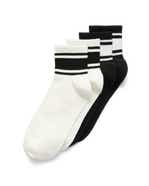 Unisex ECCO® Retro Low-Cut Socks (2-Pack) - White - Main