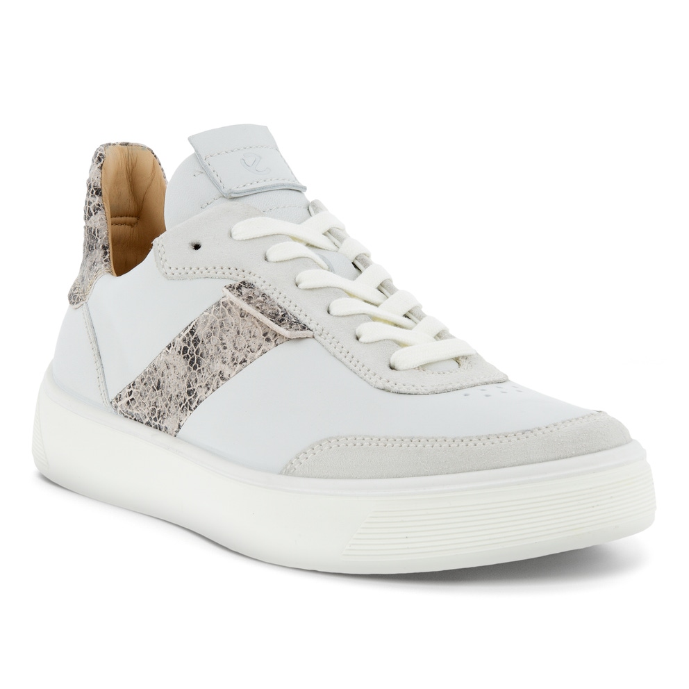 ECCO Street Tray Women's Sneaker - White - Main