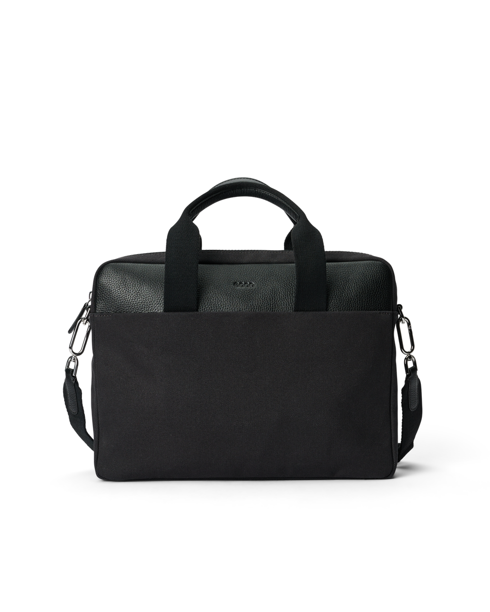 ECCO® Formal Briefcase Textile Laptop Bag - Black - Main