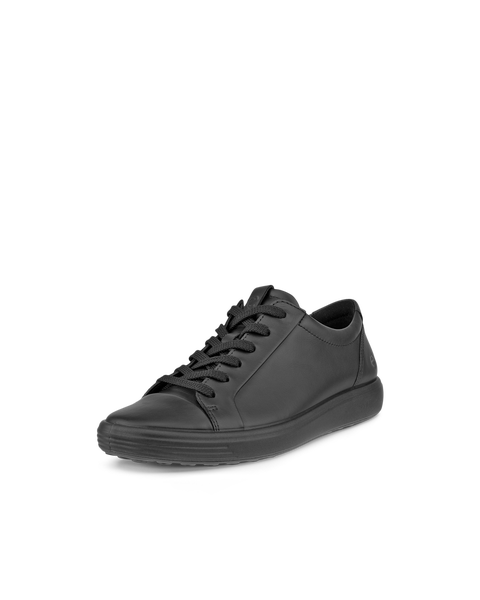 Women's ECCO® Soft 7 Leather Sneaker | Black