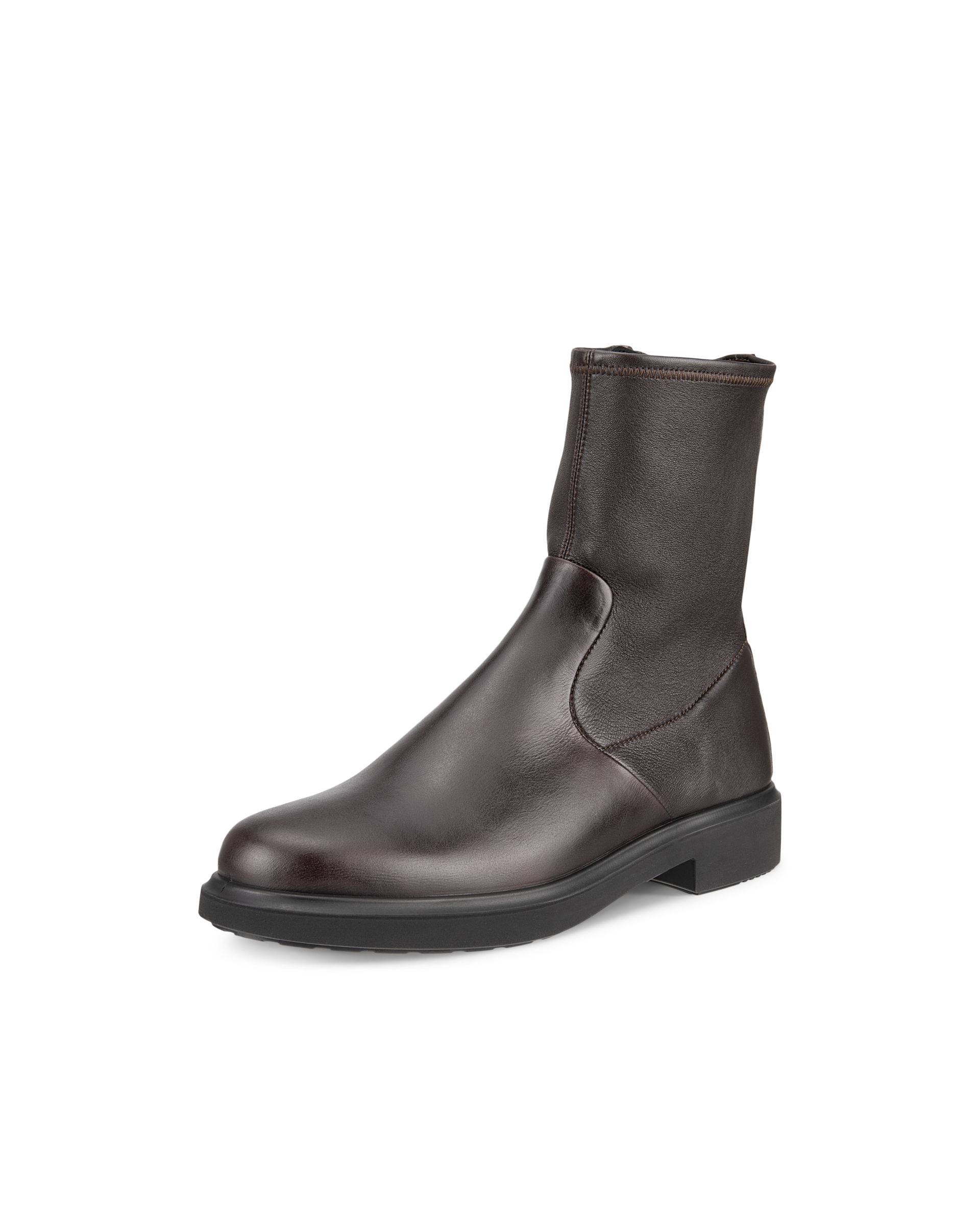 ECCO Metropole Amsterdam Pull On Stretch Boots - Brown - Main