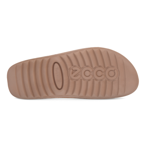 ECCO Women's Cozmo Slide Sandals - Brown - Sole