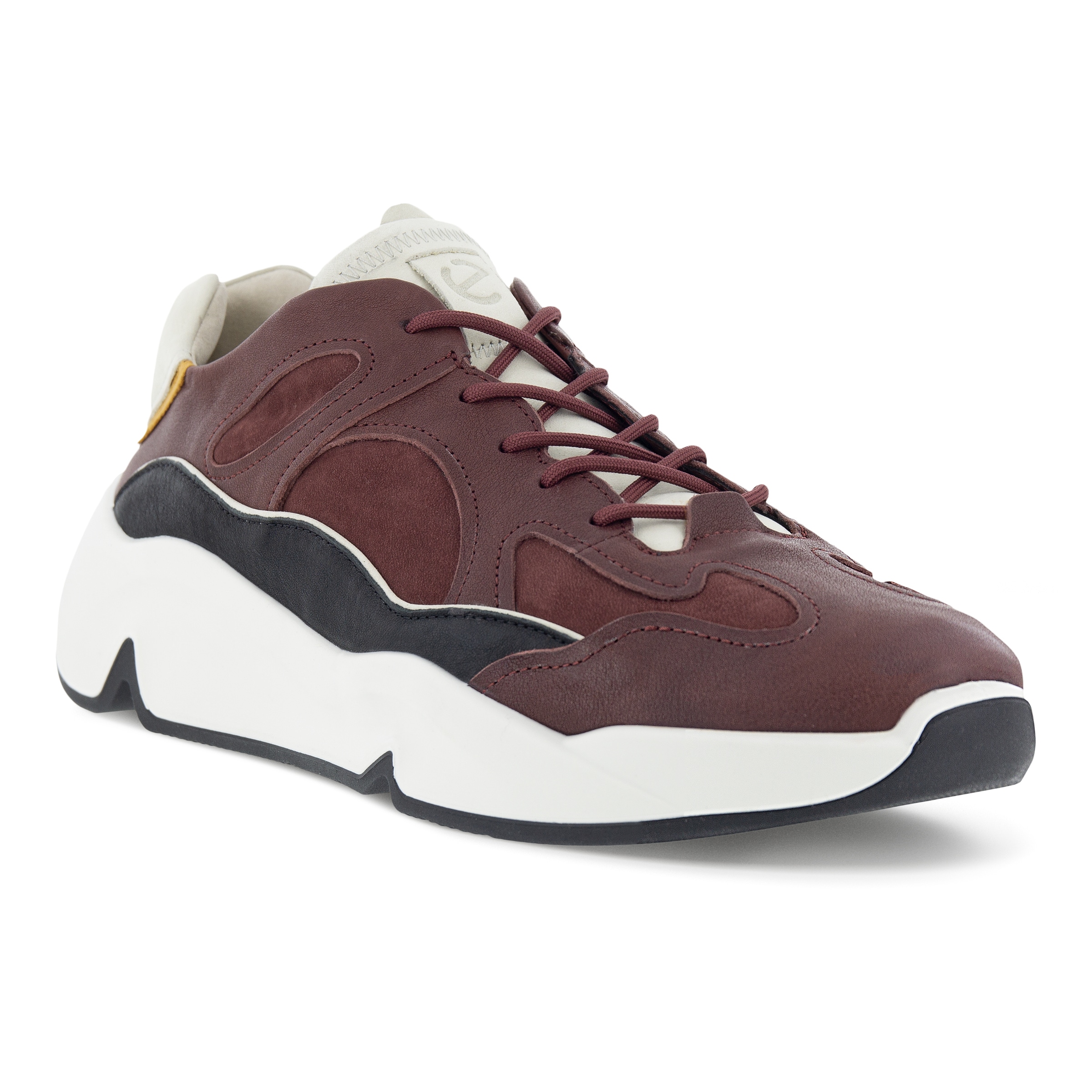 Men's ECCO Chunky Sneaker With Colour Pops - Red - Main