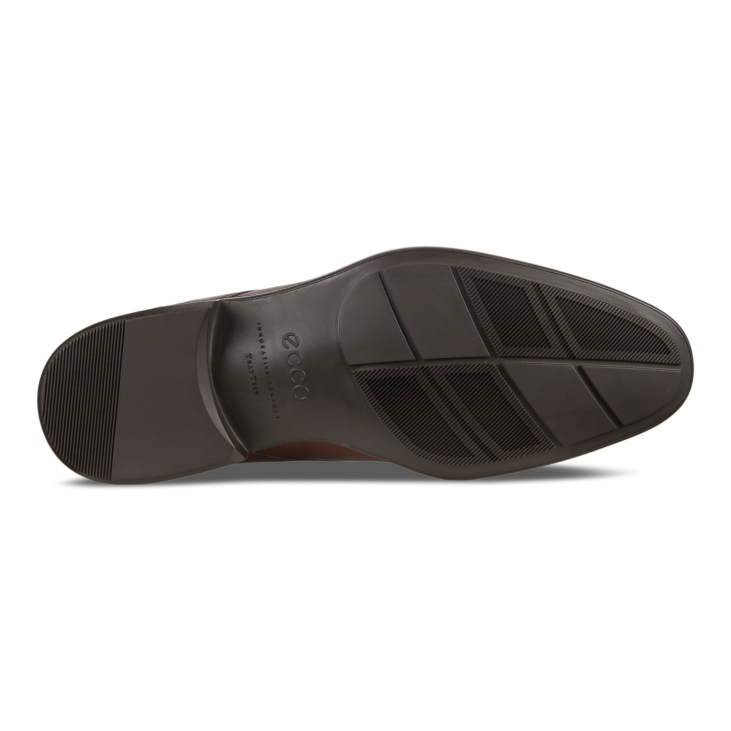ECCO Citytray メンズ レザースリッポンドレスシューズ - 茶色 - Sole