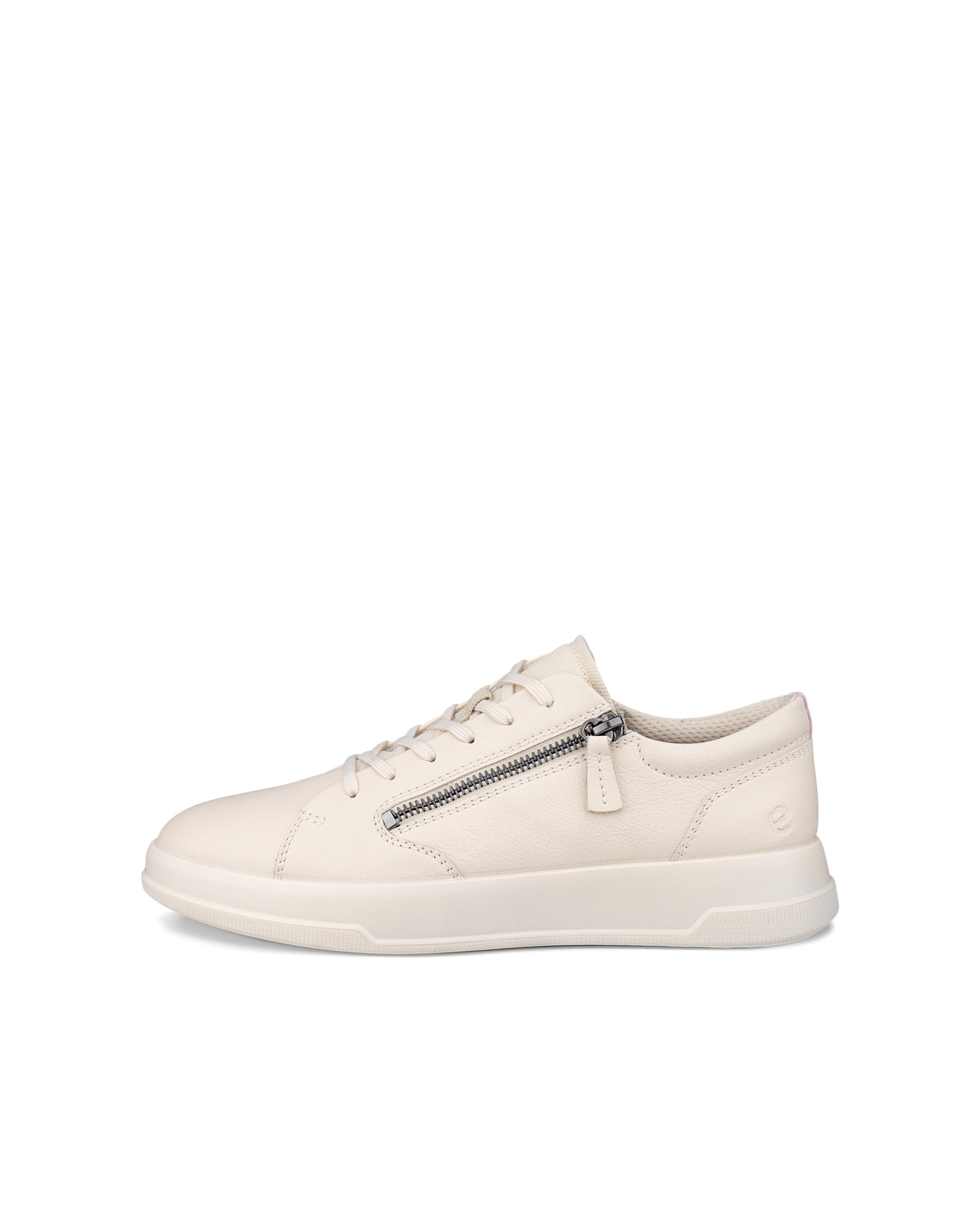 ECCO Move W Zip Lace Sneaker - Beež - Outside