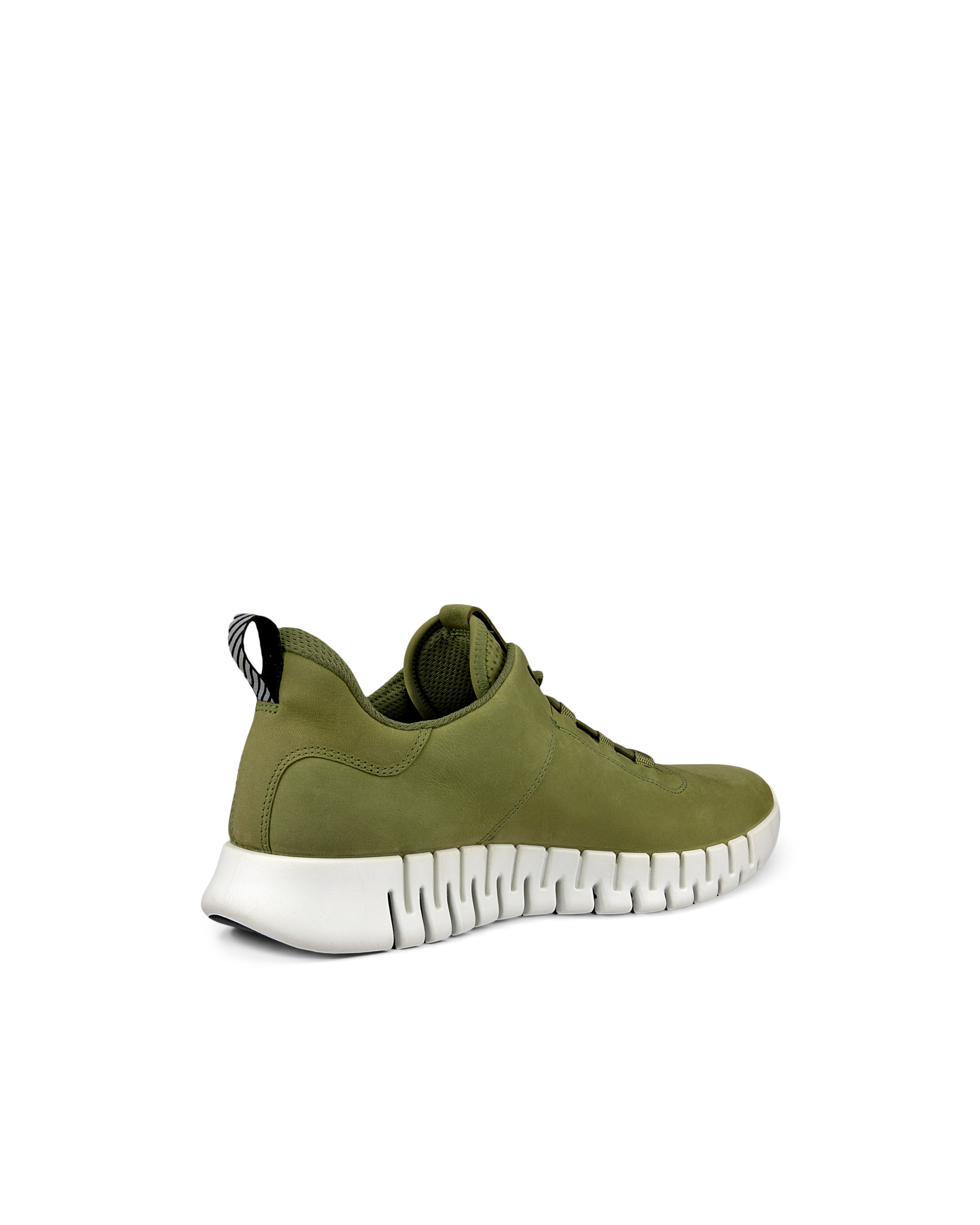 ECCO® Gruuv baskets en nubuck pour homme - Vert - Back