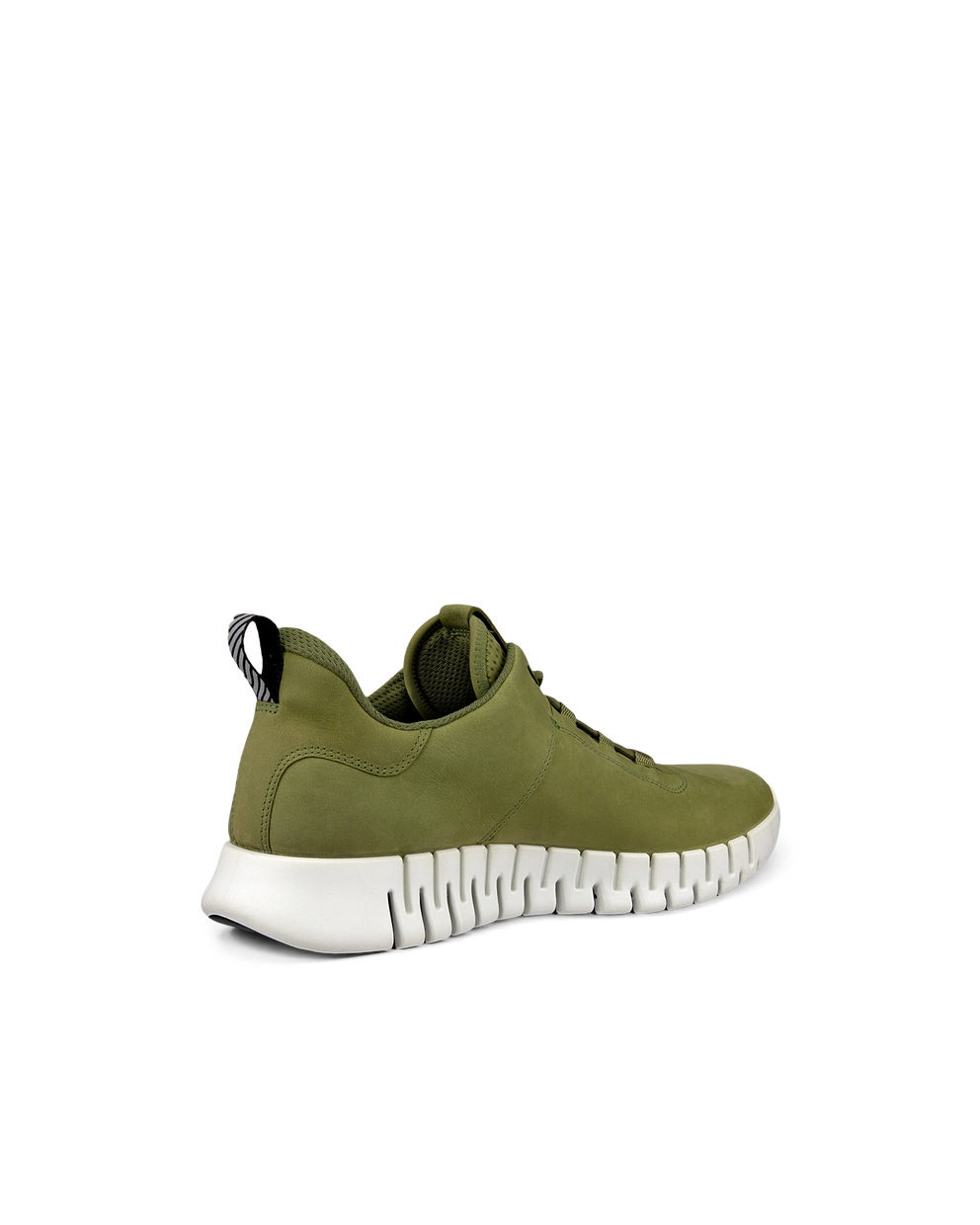 Men's ECCO® Gruuv Nubuck Sneaker - Green - Back