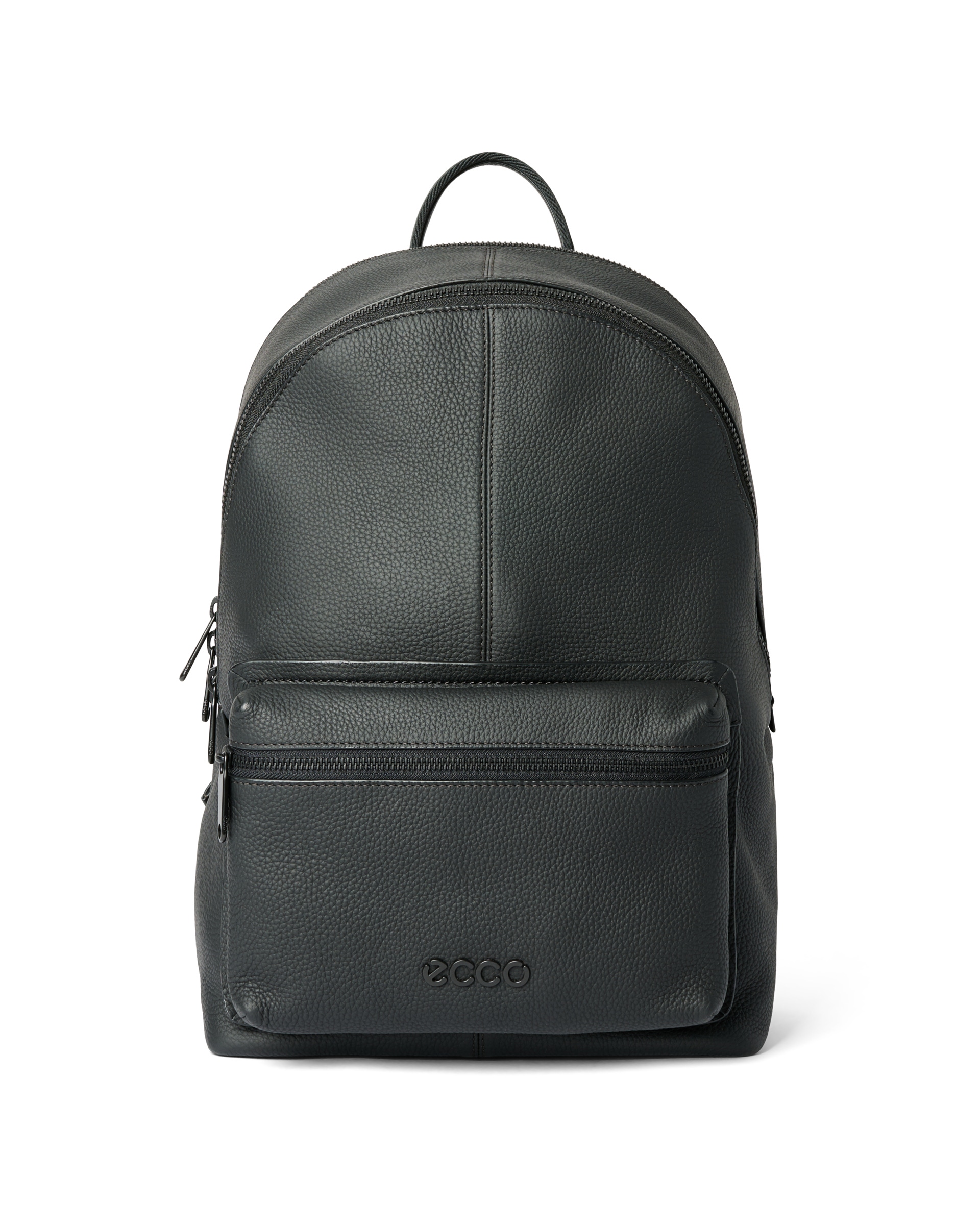 ECCO Round Pack L Soft Pebbled Leather - Negro - Main