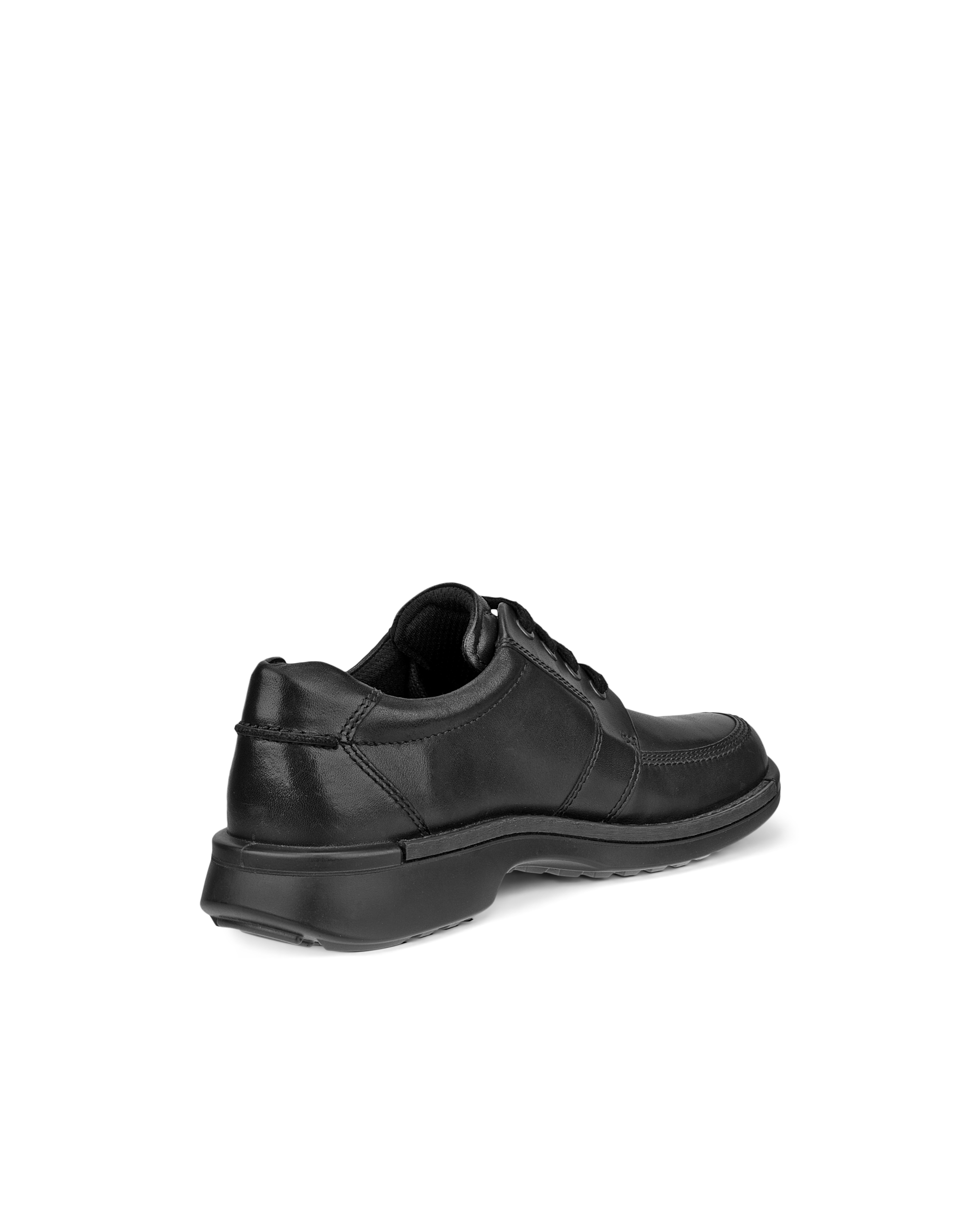 Derby en cuir à tablier aux orteils ECCO® Fusion pour hommes - Noir - Back