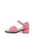 Women's ECCO® Sculpted Sandal LX 35 Nubuck Heeled Sandal - Pink - Outside