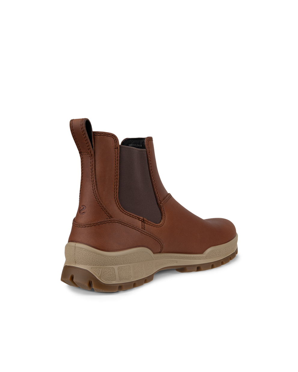 Women's ECCO® Track 25 Leather Chelsea Boot - Brown - Back