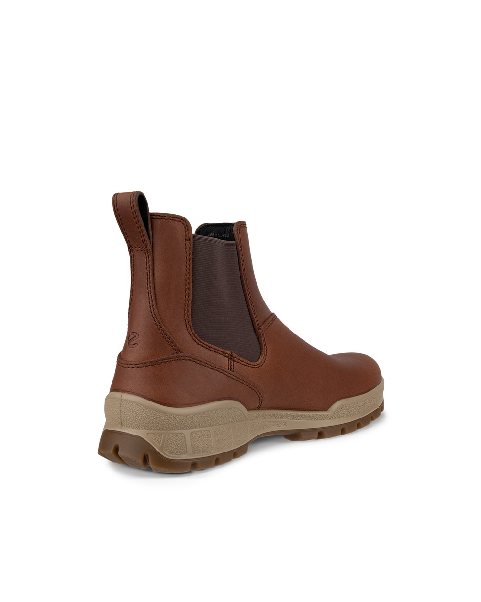 Women's ECCO® Track 25 Leather Chelsea Boot - Brown - Back