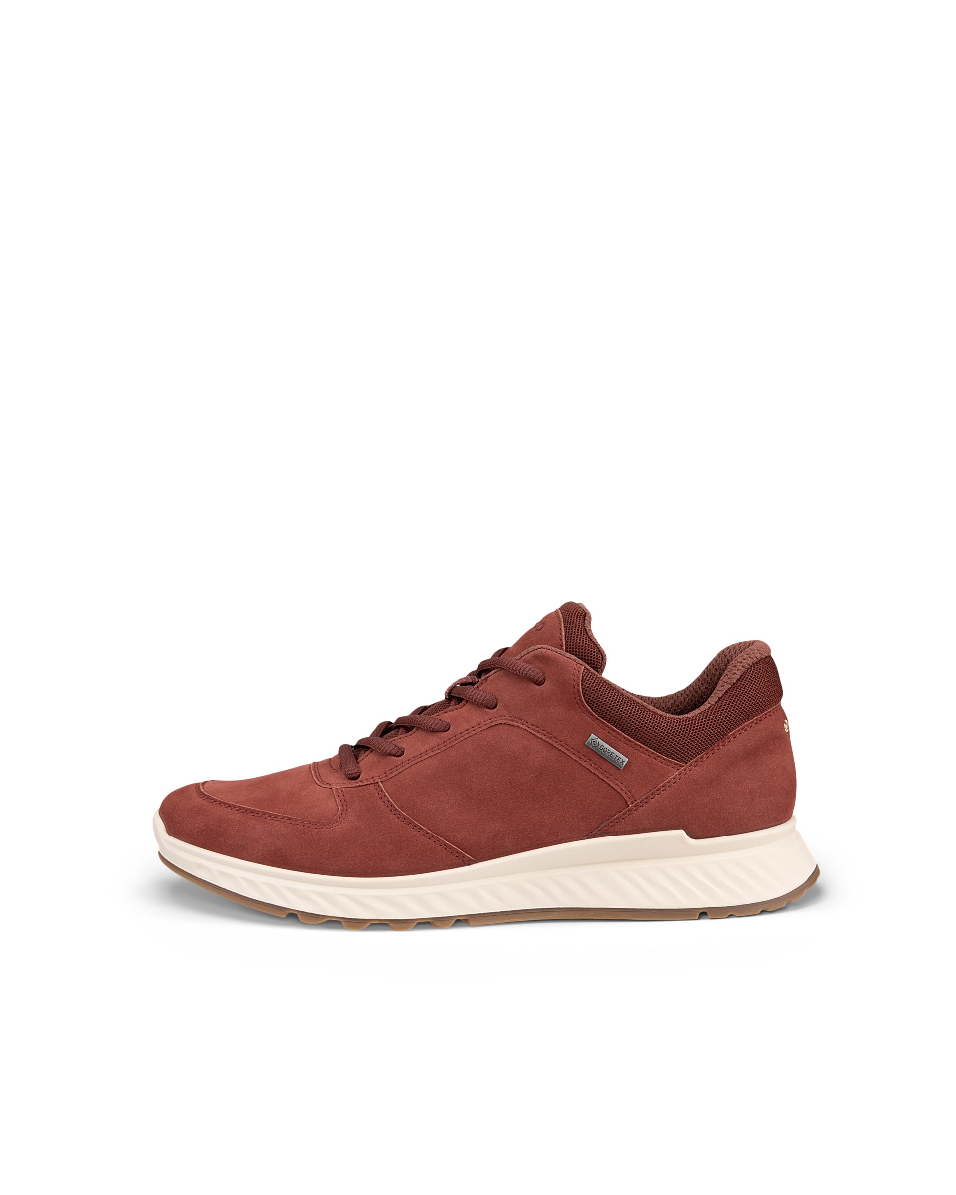 Zapatillas de montaña de nobuk Gore-Tex ECCO® Exostride para mujer - Rojo - Outside