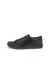 Men's ECCO® Soft 7 Leather Sneaker - Black - Outside