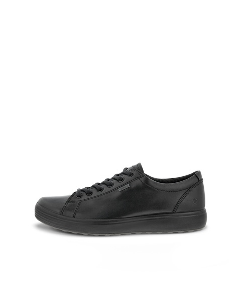 Men s ECCO Irving Leather Gore Tex Lace Up Shoe Black