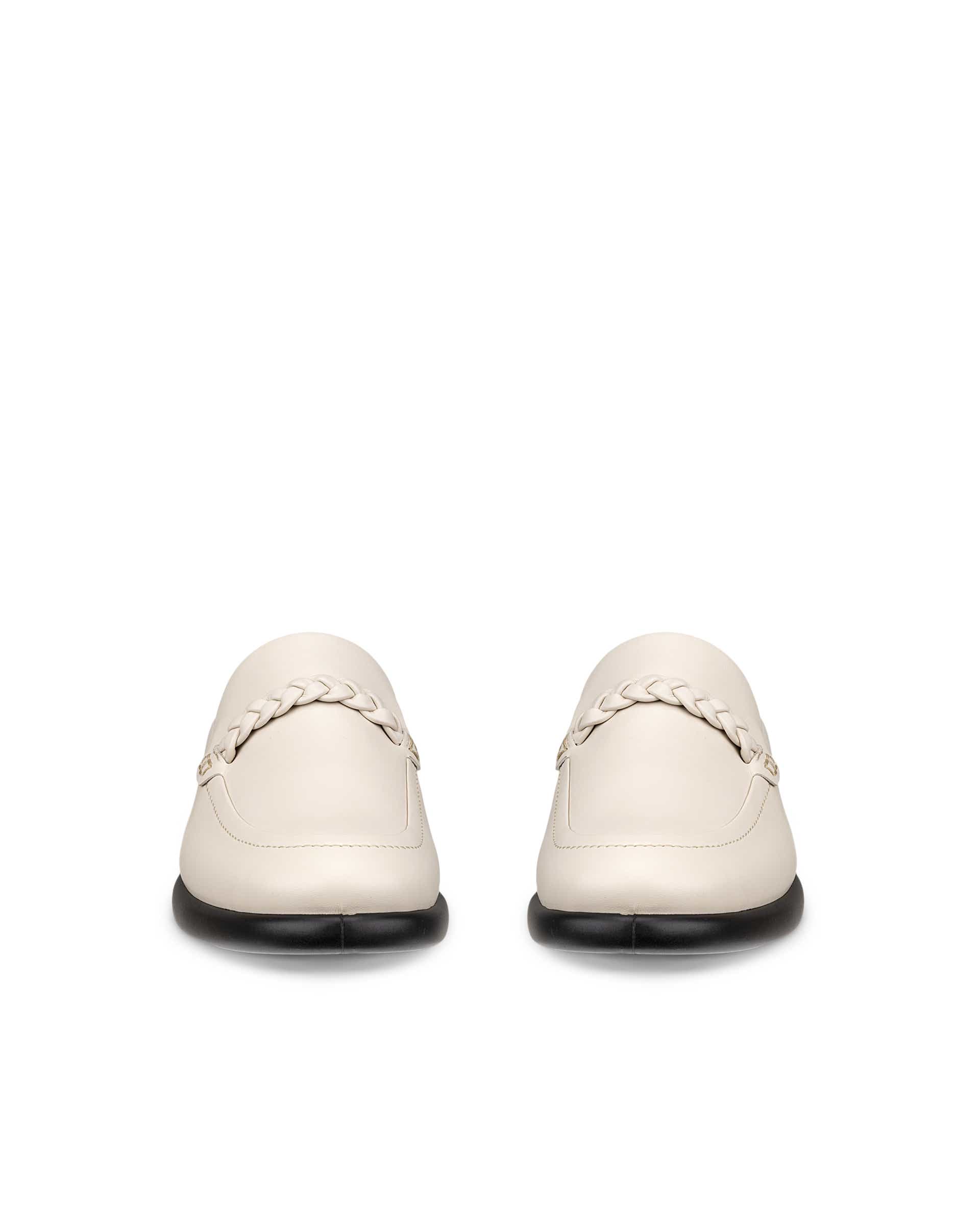 Women's ECCO® Sculpted LX Leather Mule - Beige - Front pair