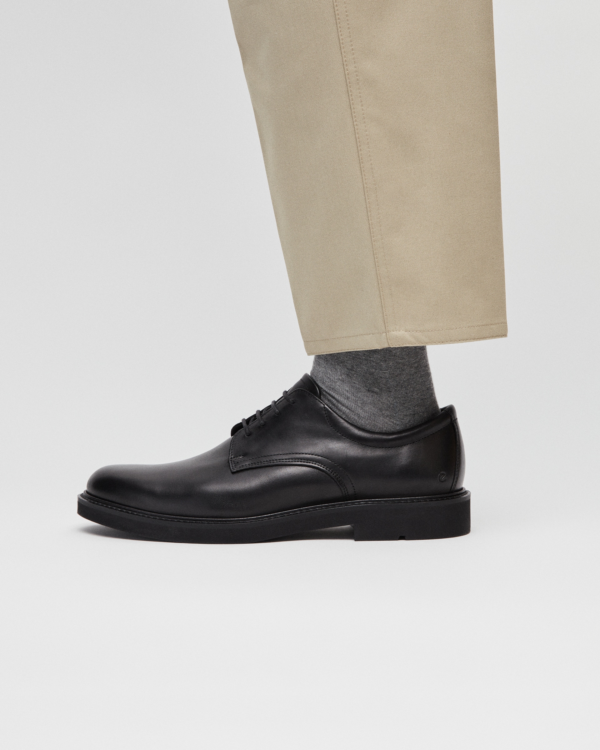 ECCO Metropole London メンズ レザーダービーシューズ | 黒