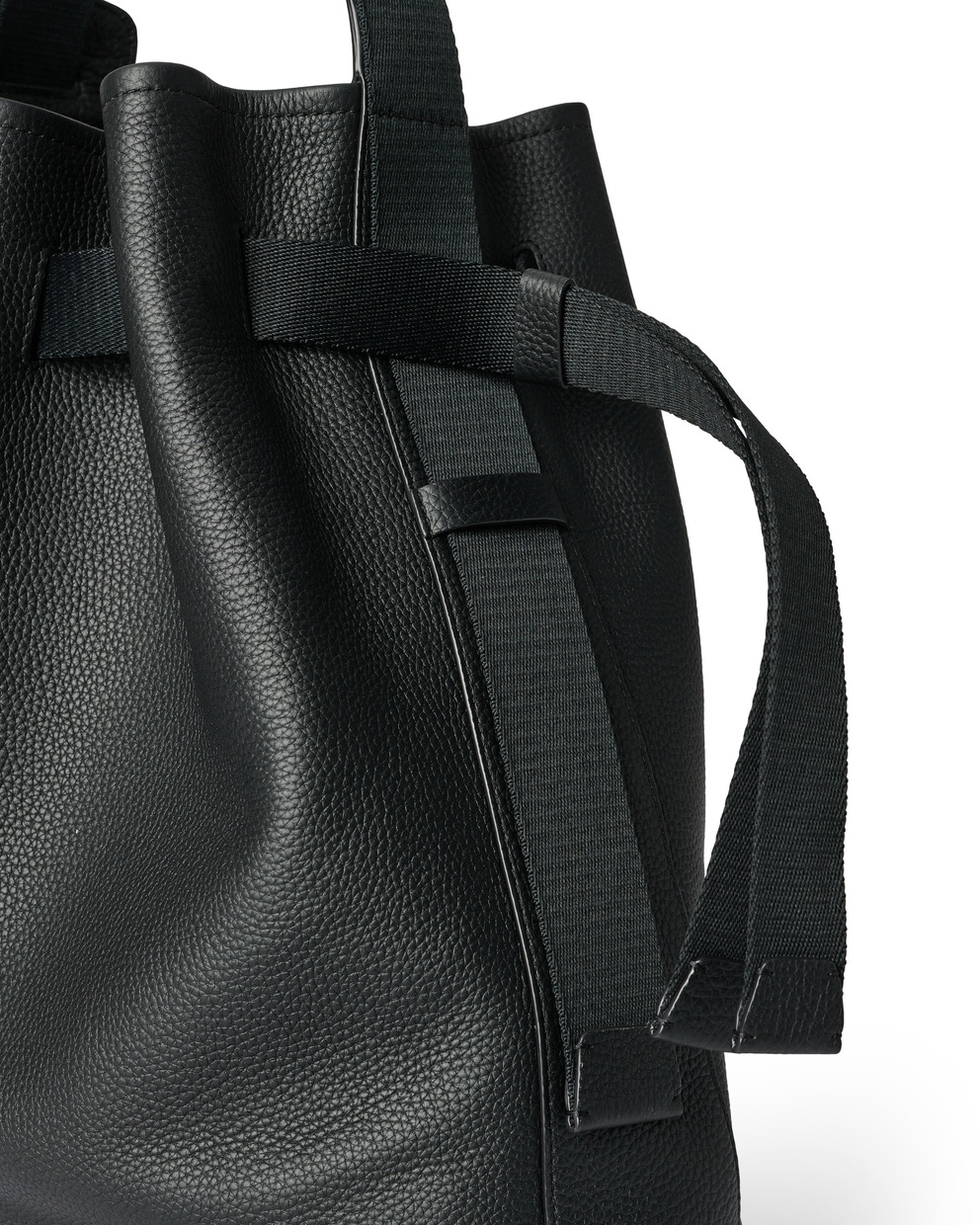 ECCO® Sail Leather Hobo Bag - Black - Detail-1