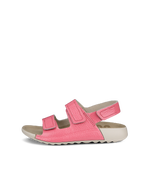 Sandalias con dos tiras de piel ECCO® Cozmo para niño/a - Verde - Outside