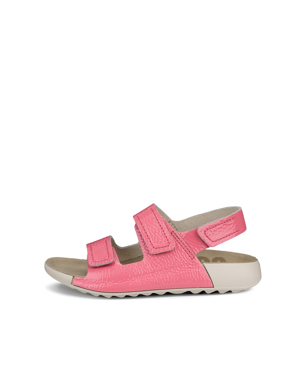 Sandalias con dos tiras de piel ECCO® Cozmo para niño/a - Rosa - Outside