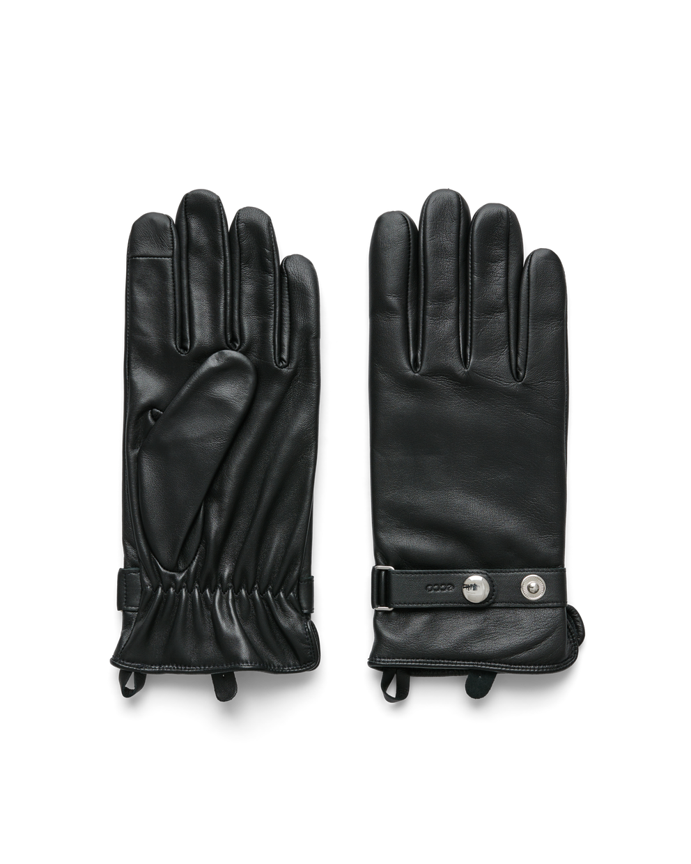 ECCO® Gloves nahkkindad meestele - Must - Main