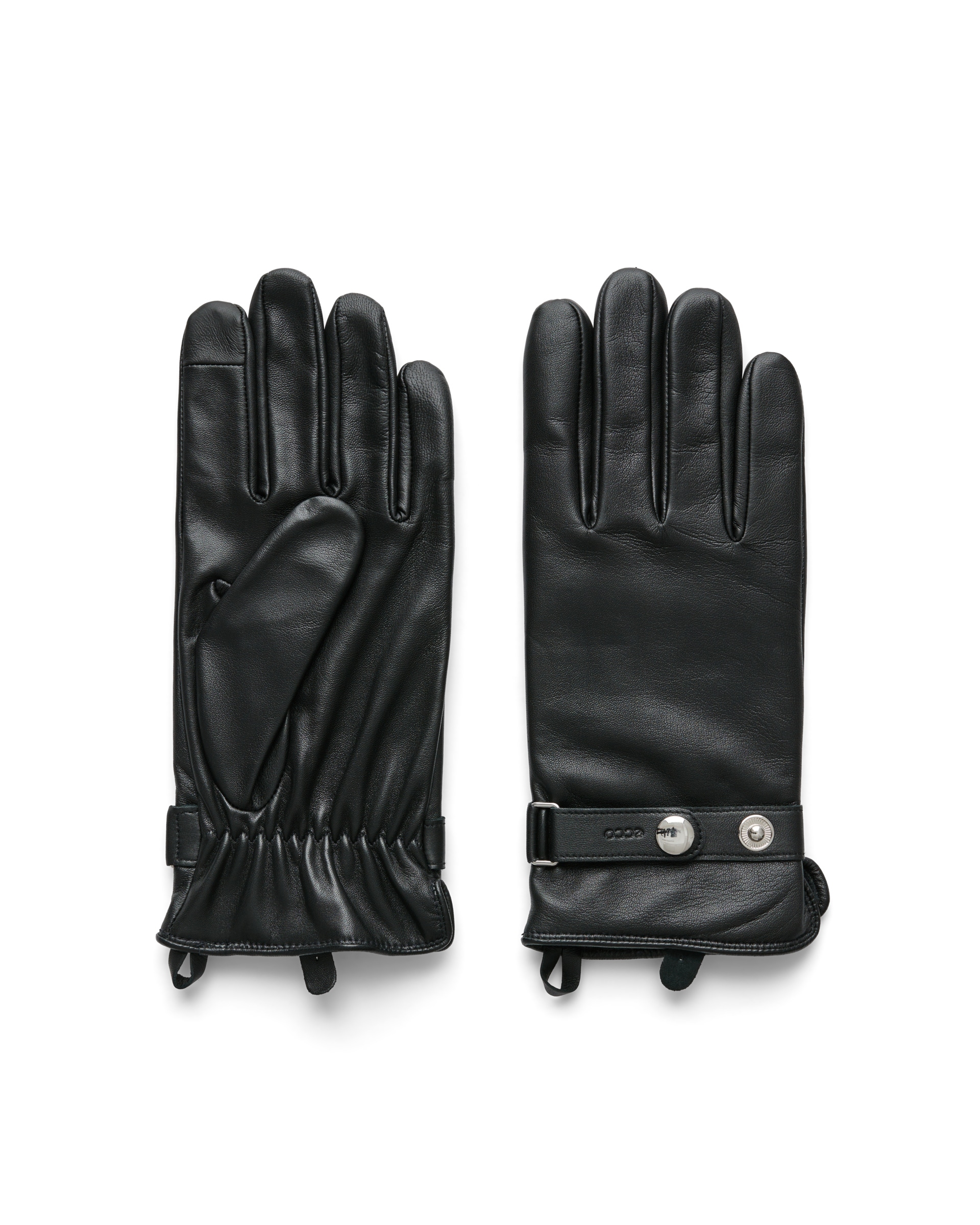 Guantes de piel ECCO® Gloves para hombre - Negro - Main