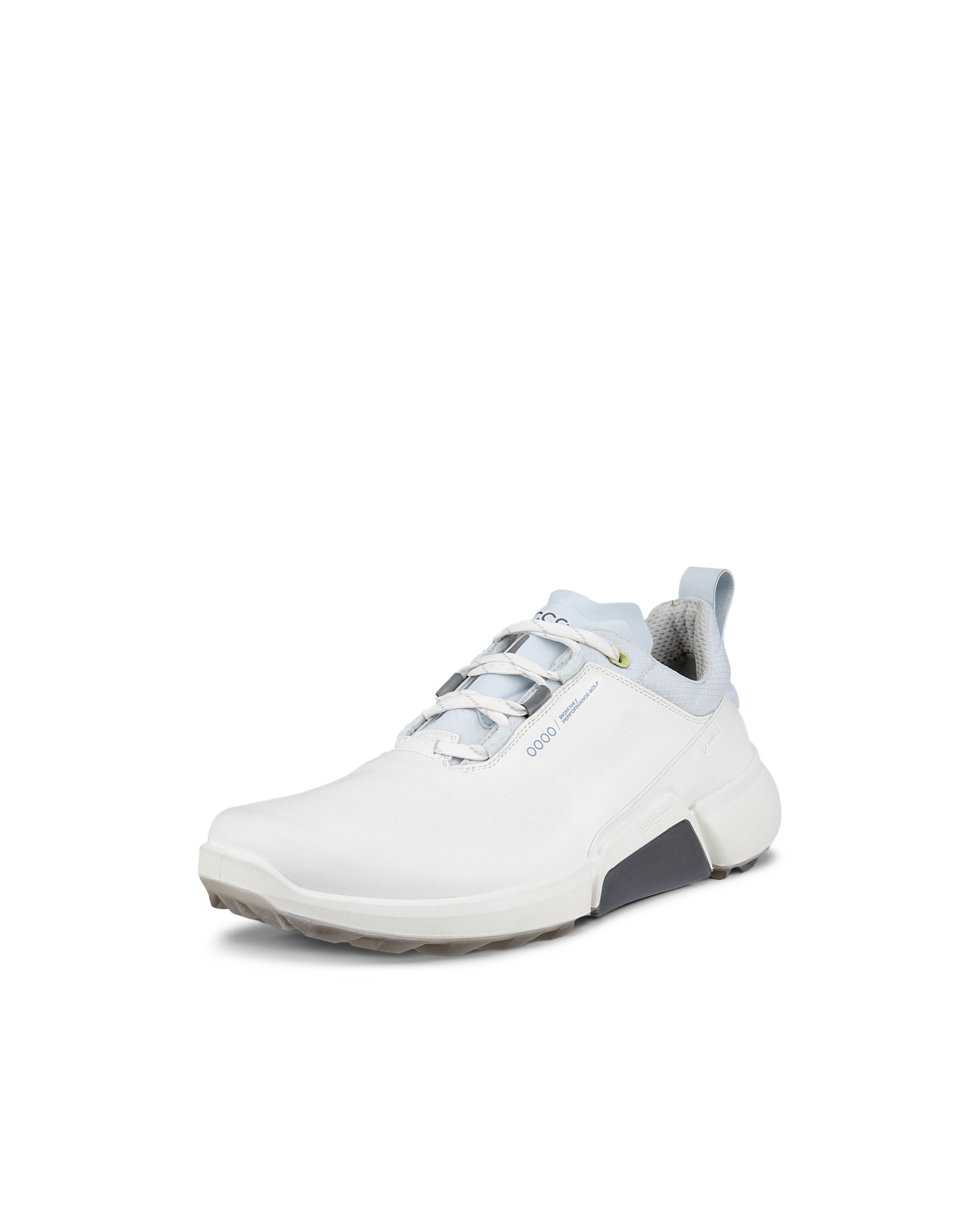 ECCO® Golf Biom H4 chaussure de golf en cuir Gore-Tex pour homme - Blanc - Main