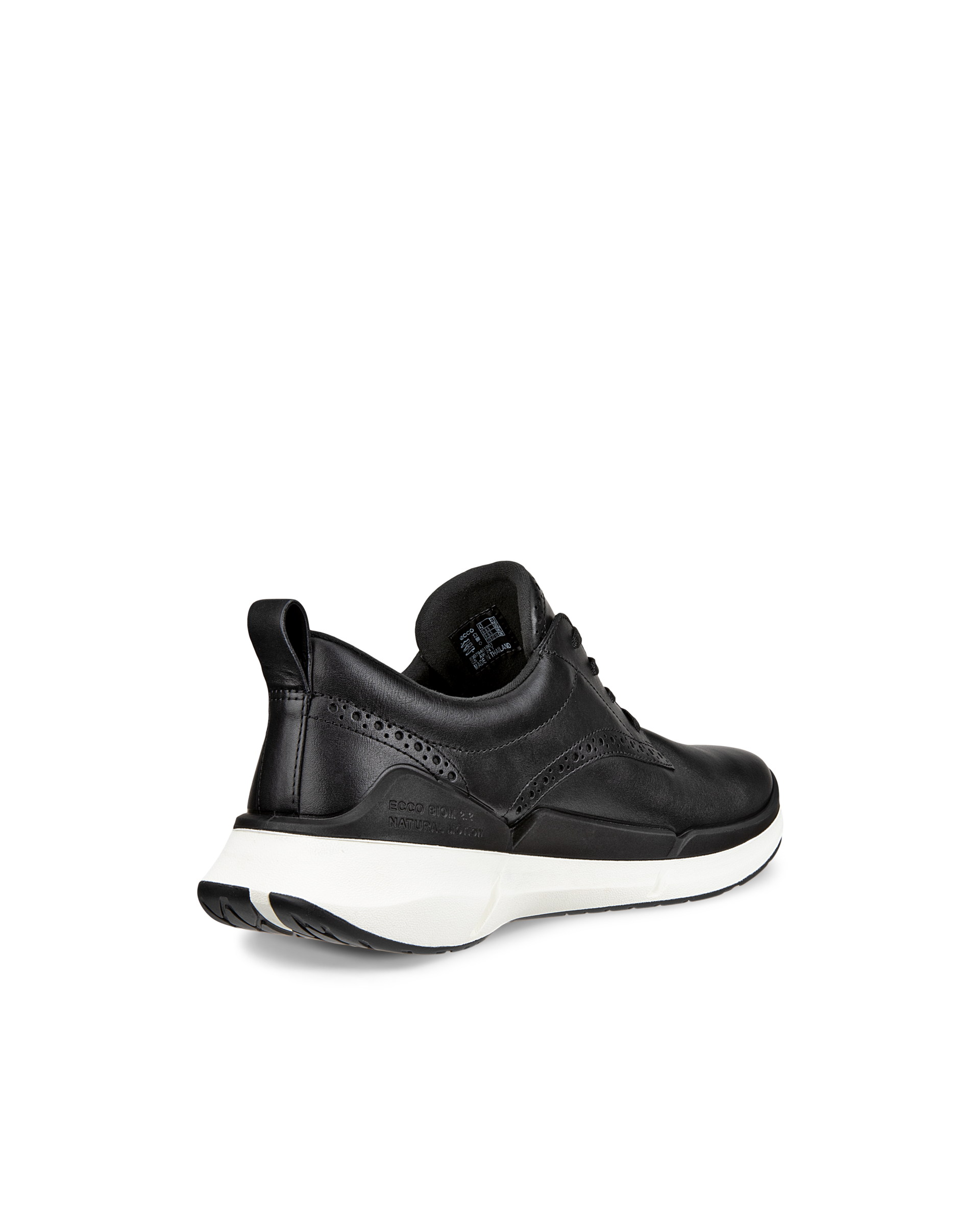 Men's ECCO® Biom 2.2 Hybrid Leather Sneaker - Black - Back