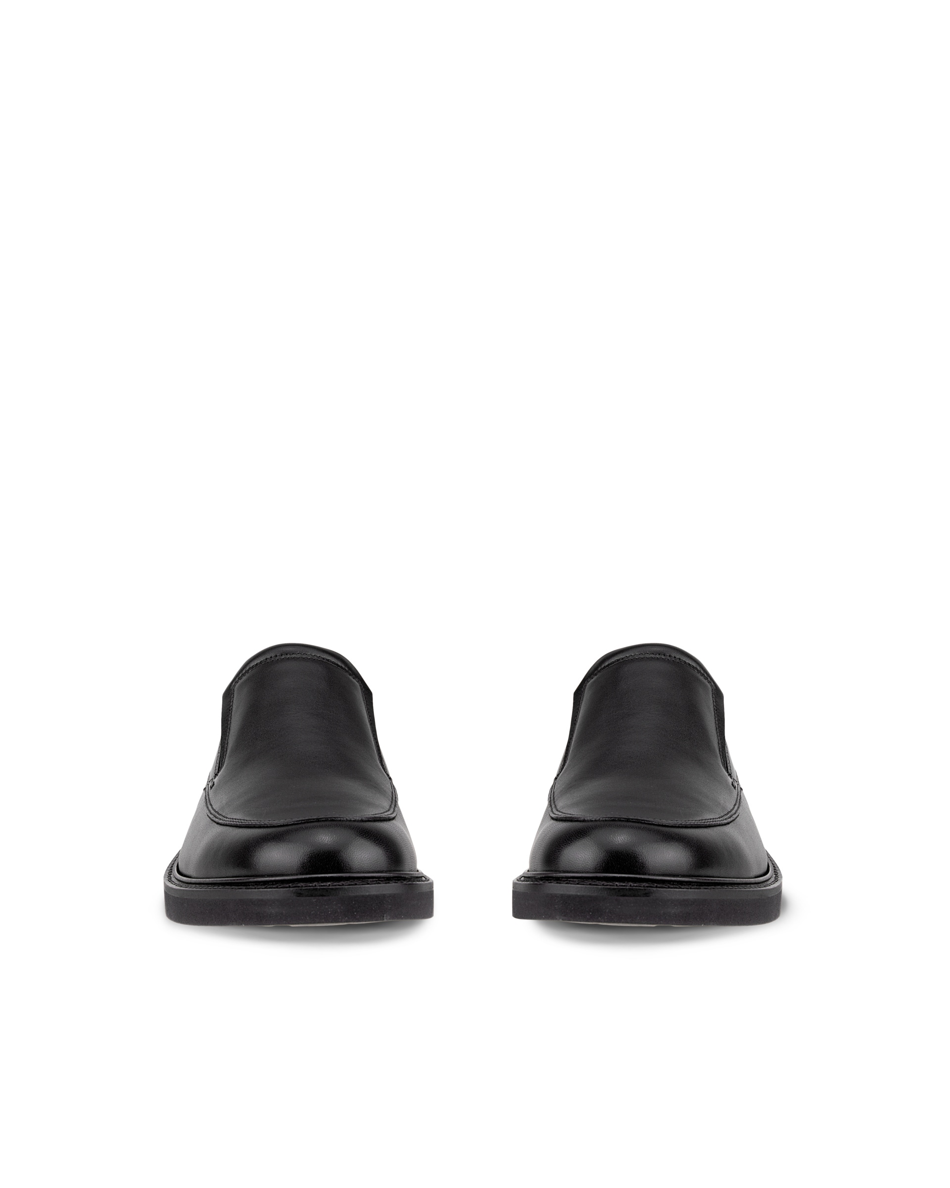 Men's ECCO® Metropole London Leather Slip-On - Black - Front pair