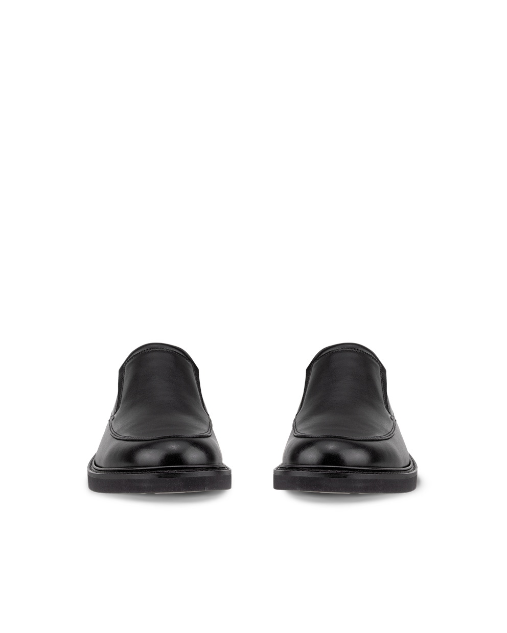 Men's ECCO® Metropole London Leather Slip-On - Black - Front pair