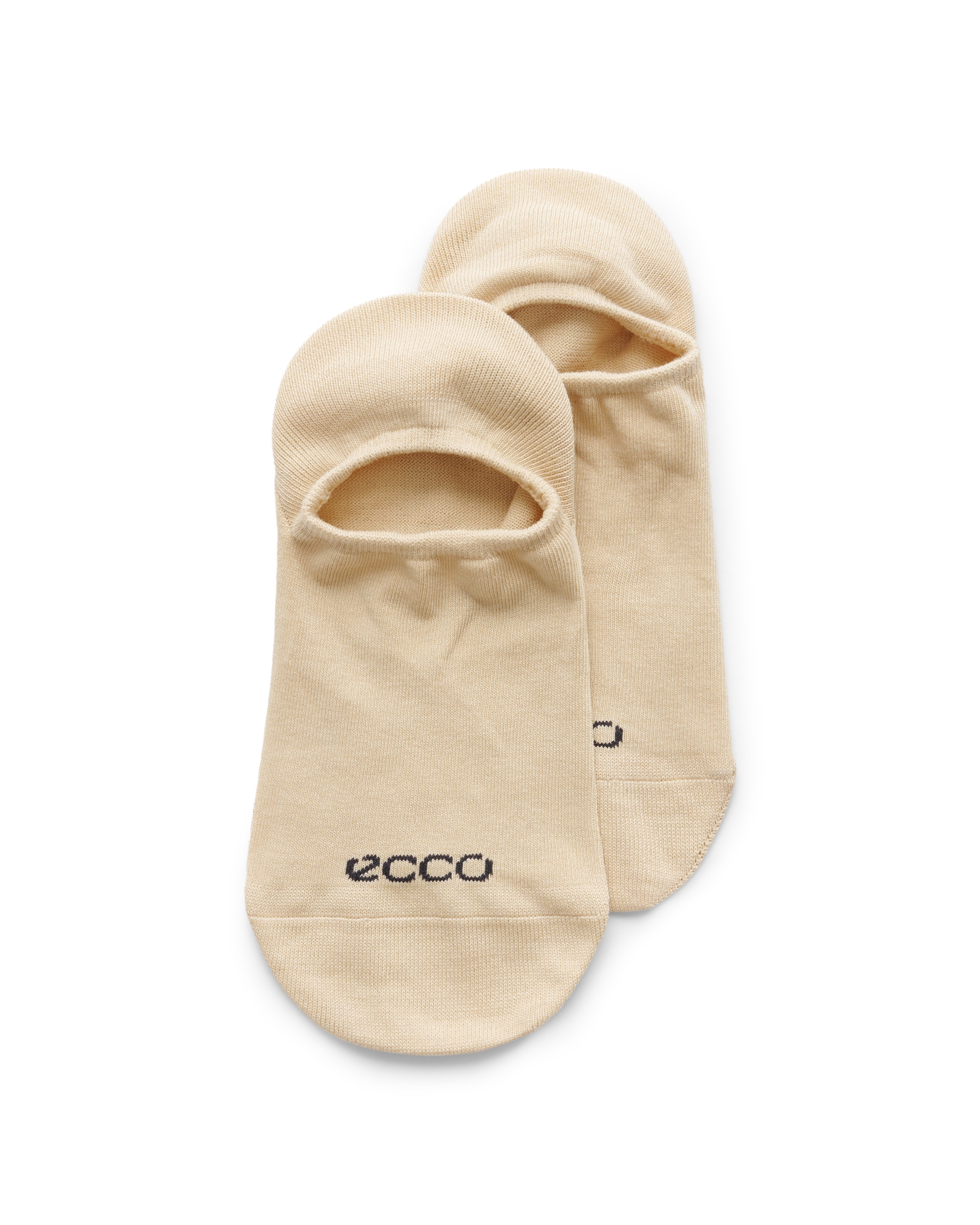 Unisex ECCO® Classic No-Show Socks - Beige - Main