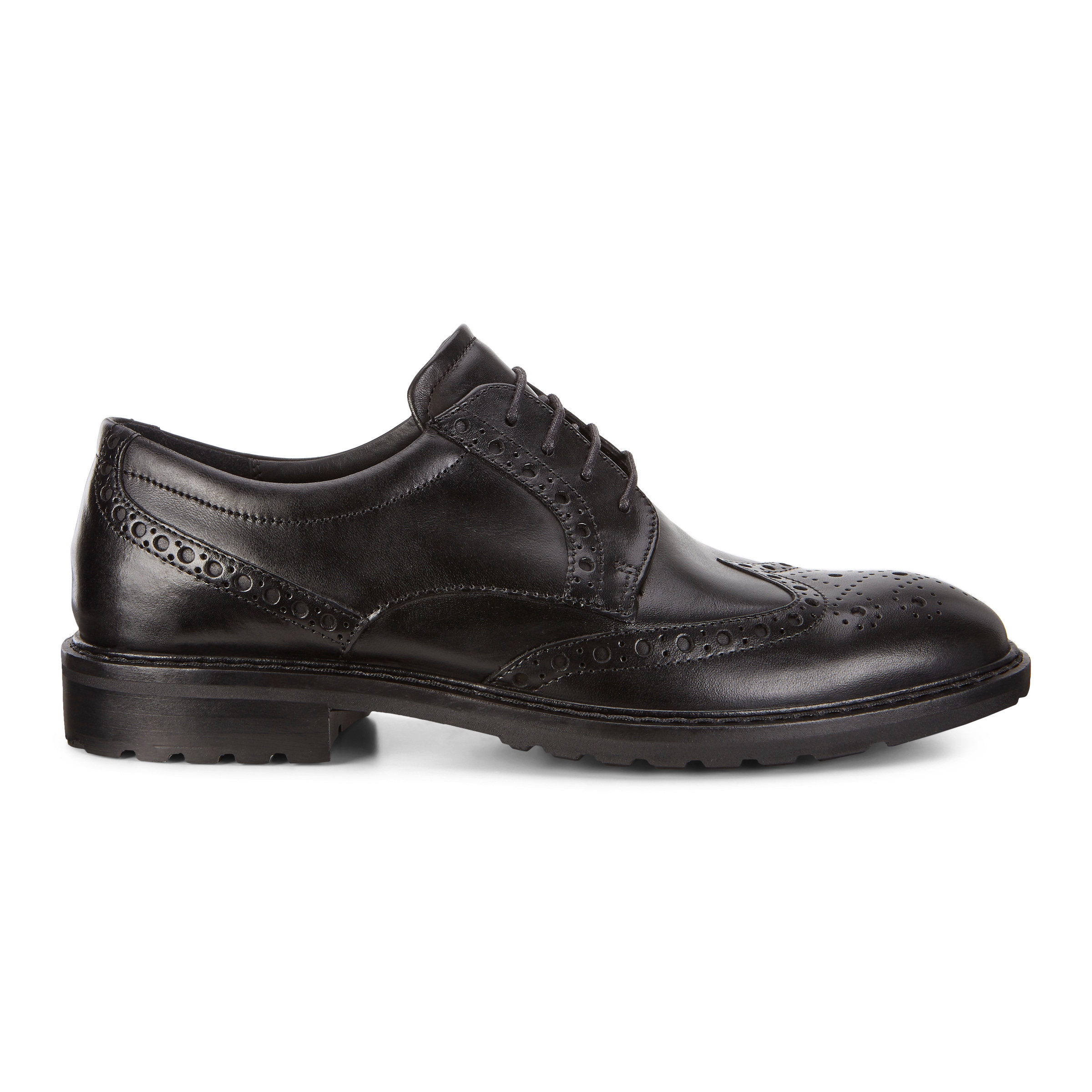 ECCO Vitrus I Derby Brogue - Black - Outside