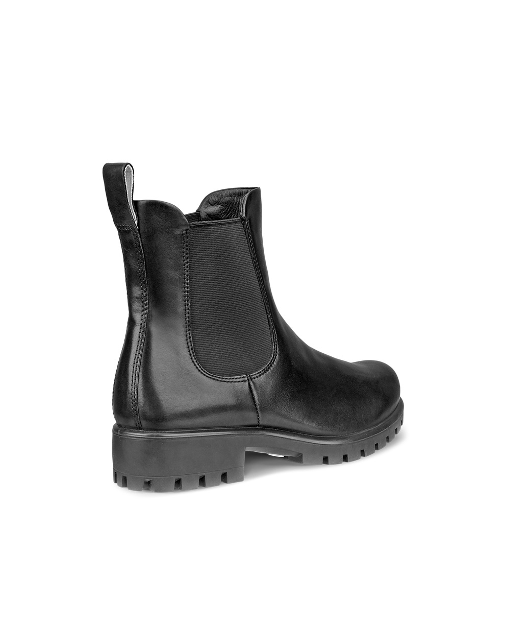 Women's ECCO® Modtray Leather Chelsea Boot - Black - Back