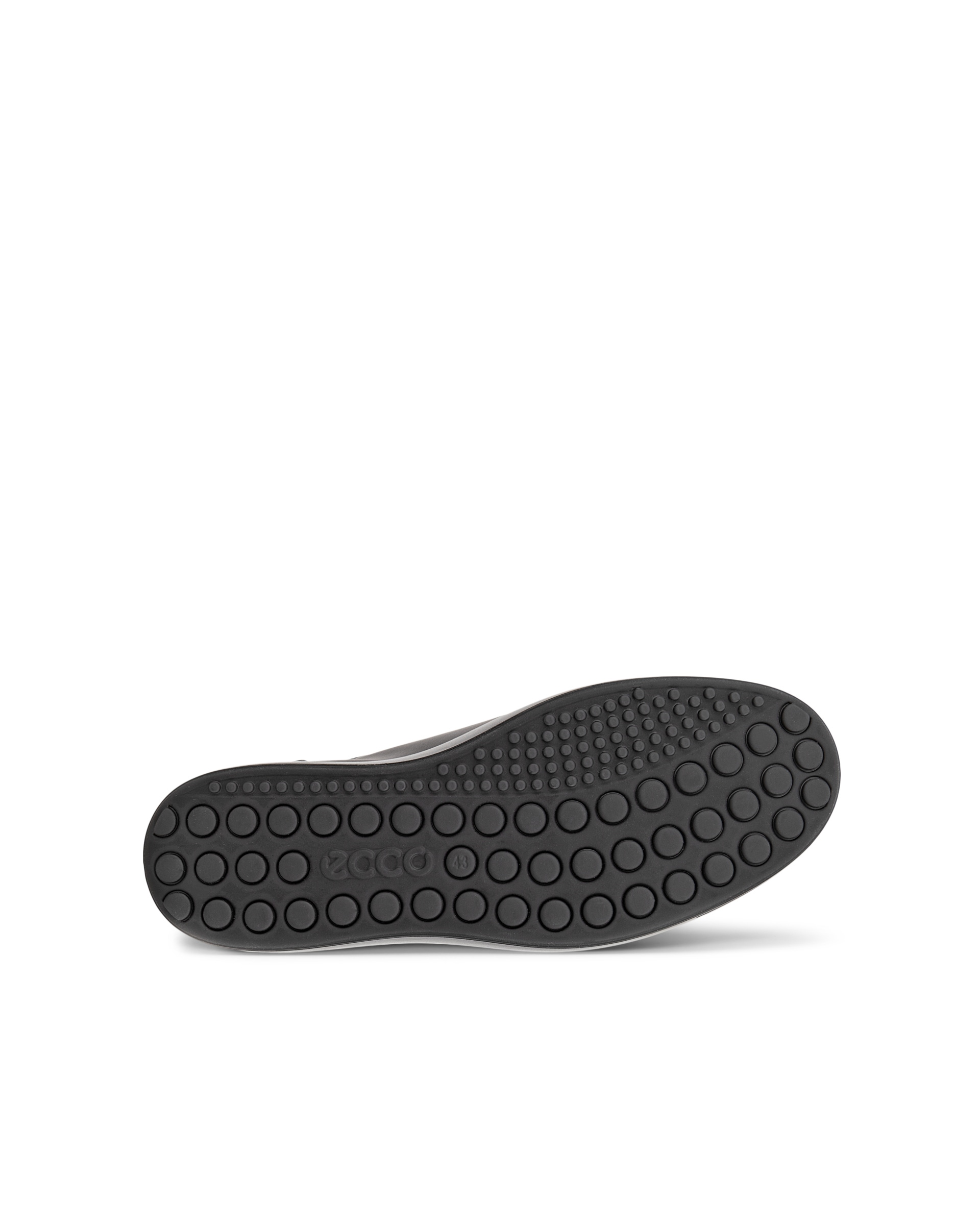 Men's ECCO® Soft 7 Leather Sneaker - Black - Sole