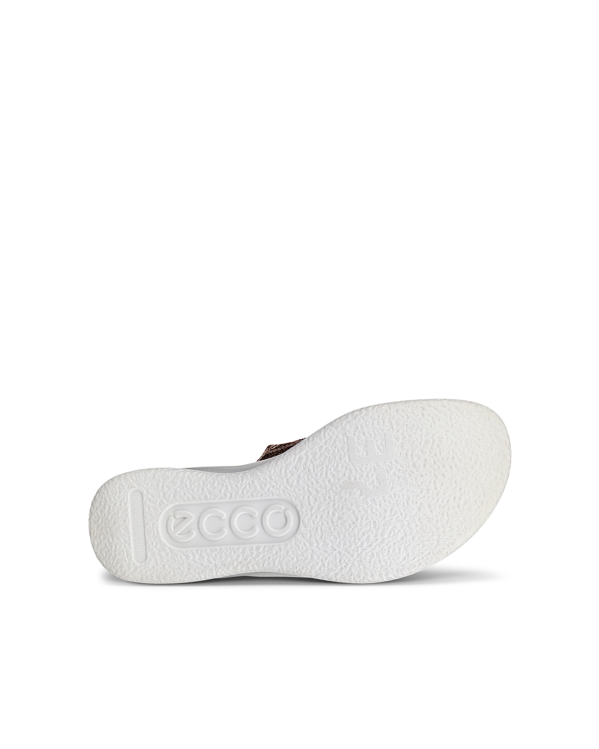 Women's ECCO® Flowt Wedge LX Leather Slide - Metallics - Sole