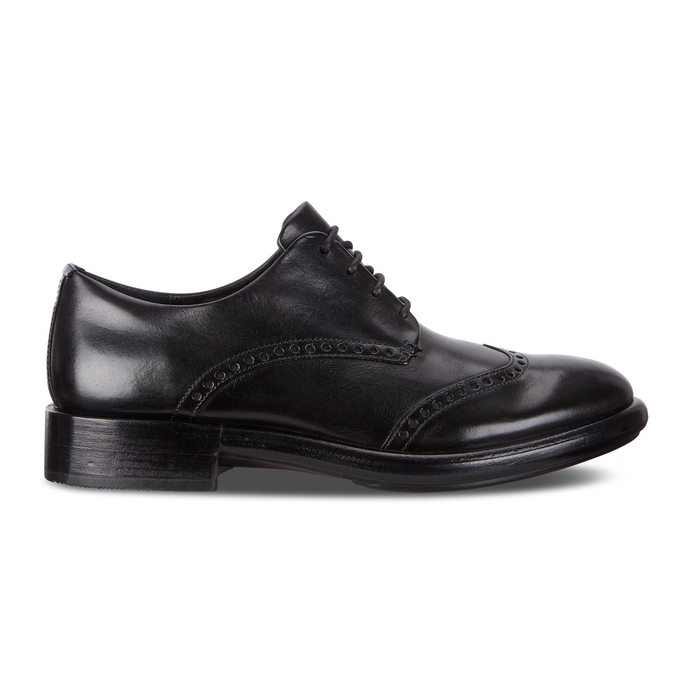 ECCO Vitrus Artisan Shoe - Black - Outside