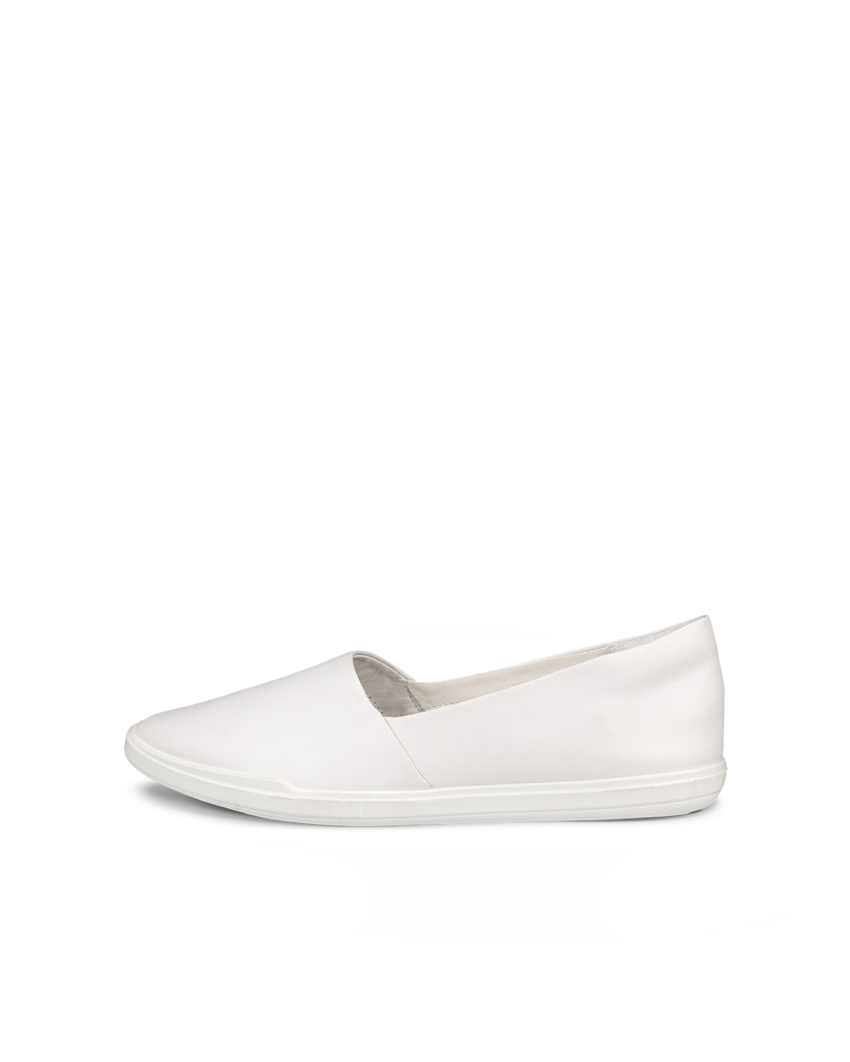 ECCO Women's Simpil Loafers - White - Outside