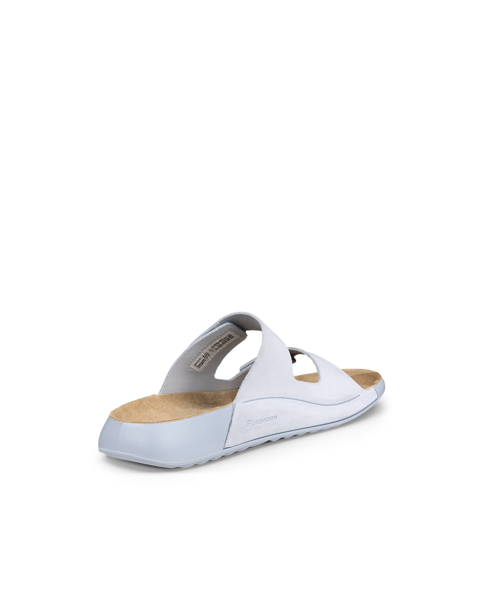 ECCO® Cozmo sandale en nubuck deux brides pour femme - Bleu - Back