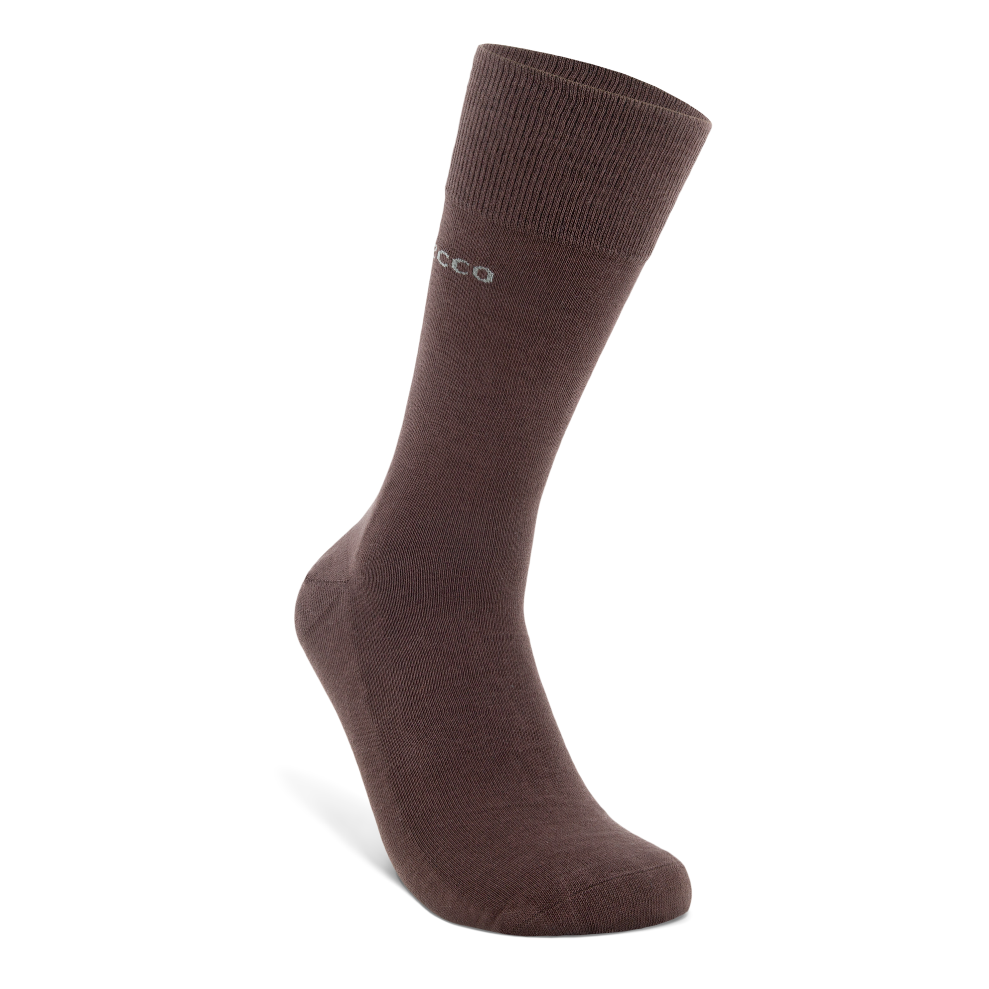 ECCO® Longlife chaussettes mi-hautes unisex - Brun - Main