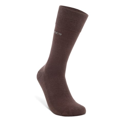 ECCO Classic Longlife Mid-cut Socks - Brown - Main