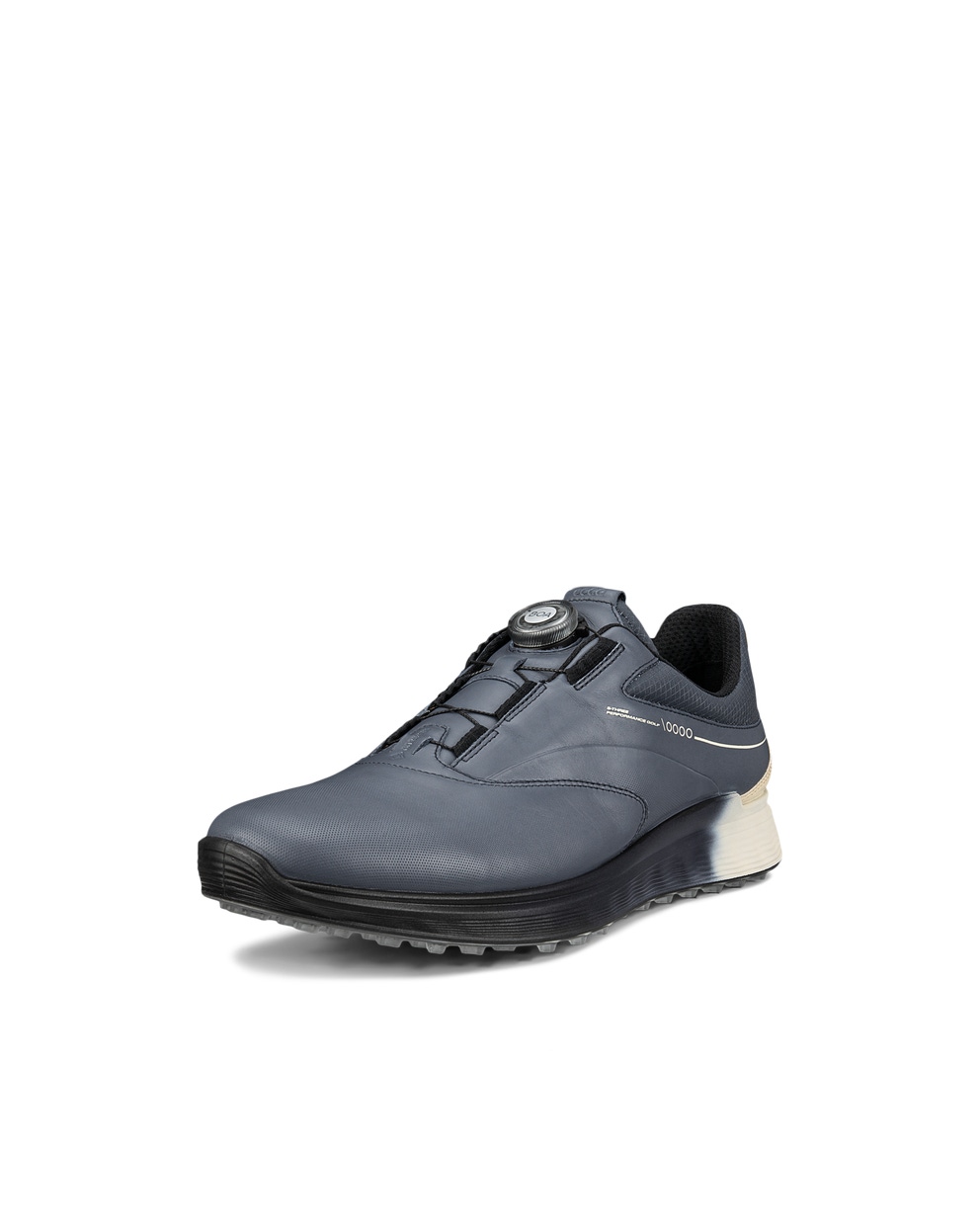 Men's ECCO® Golf S-Three Leather Gore-Tex Golf Shoe - Blue - Main