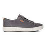 Men's ECCO® Soft 7 Nubuck Sneaker - Brown - Outside