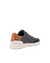 Men's ECCO® Street Lite Leather Sneaker - Black - Back