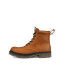 ECCO Men's Grainer Waterproof Leather Boots - Brown - Outside