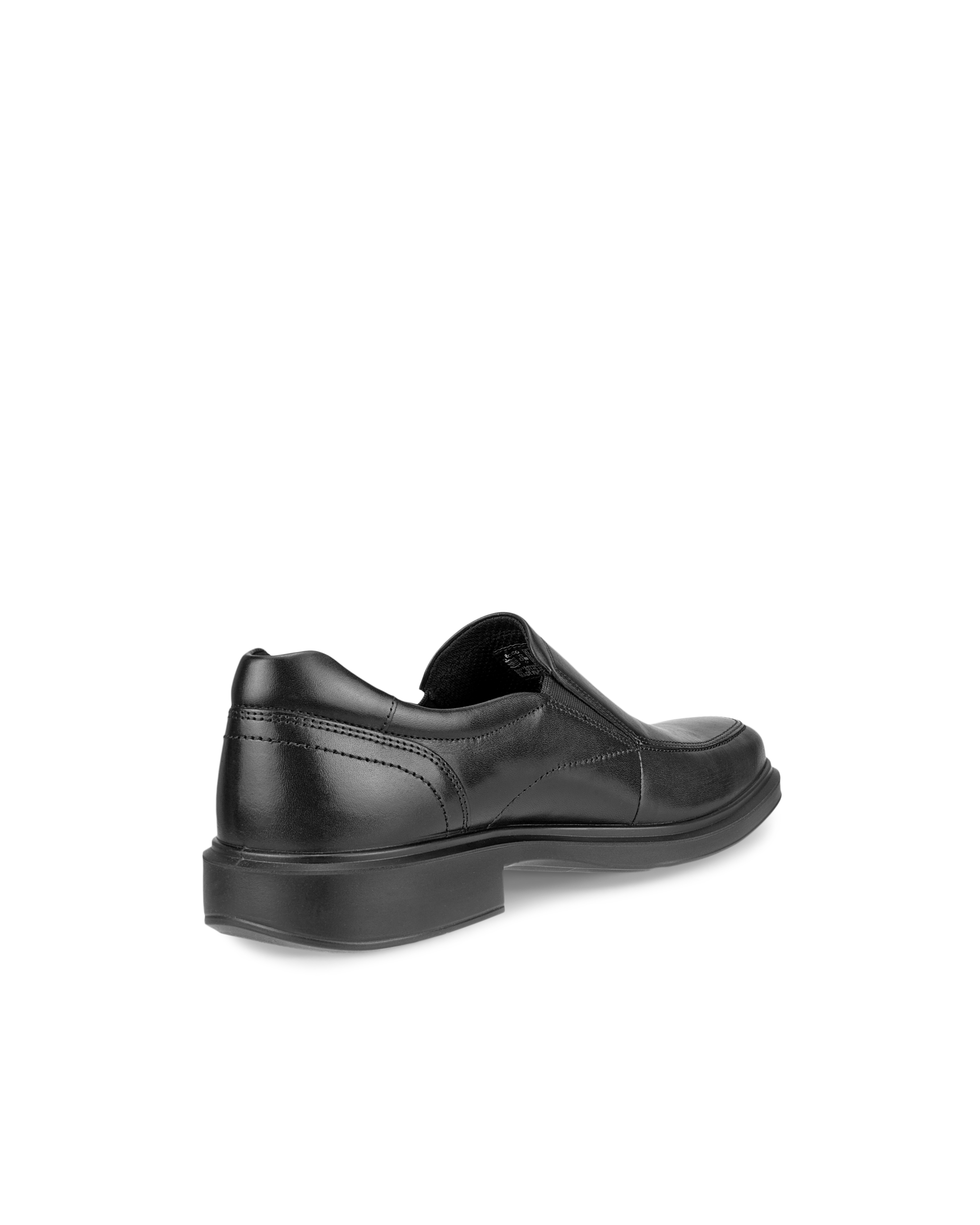 Men's ECCO® Helsinki 2 Leather Slip-On Dress Shoe - Black - Back